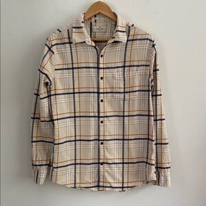 Plaid Button-Up Shirt